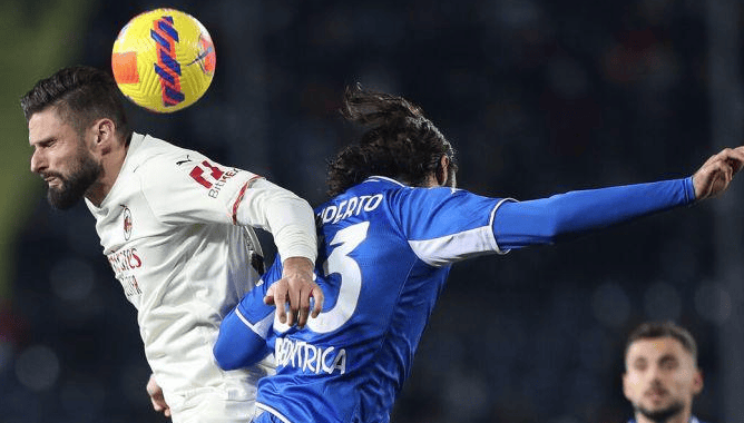 AC米兰客场大胜恩波利，继续保持不败